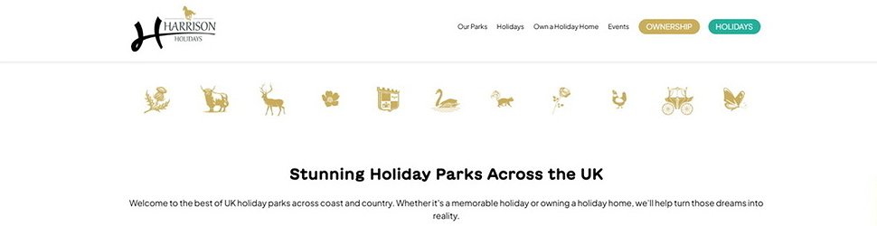 Website Harrisonholidays
